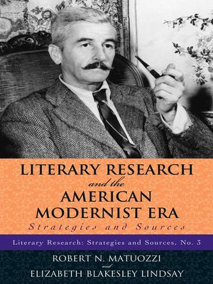 cover image of Literary Research and the American Modernist Era